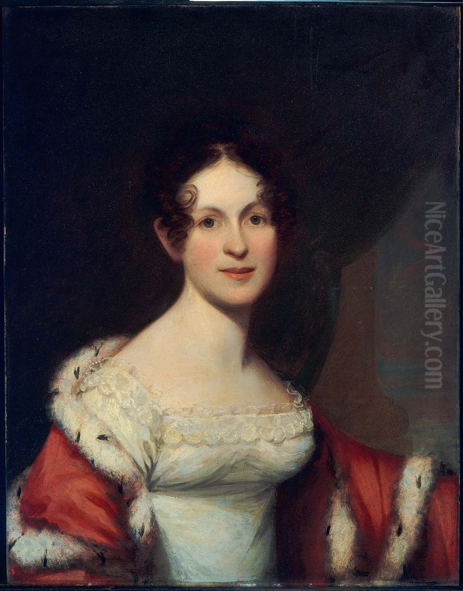 Mrs. Nathaniel West, Jr. (Mary White) Oil Painting by James Frothingham