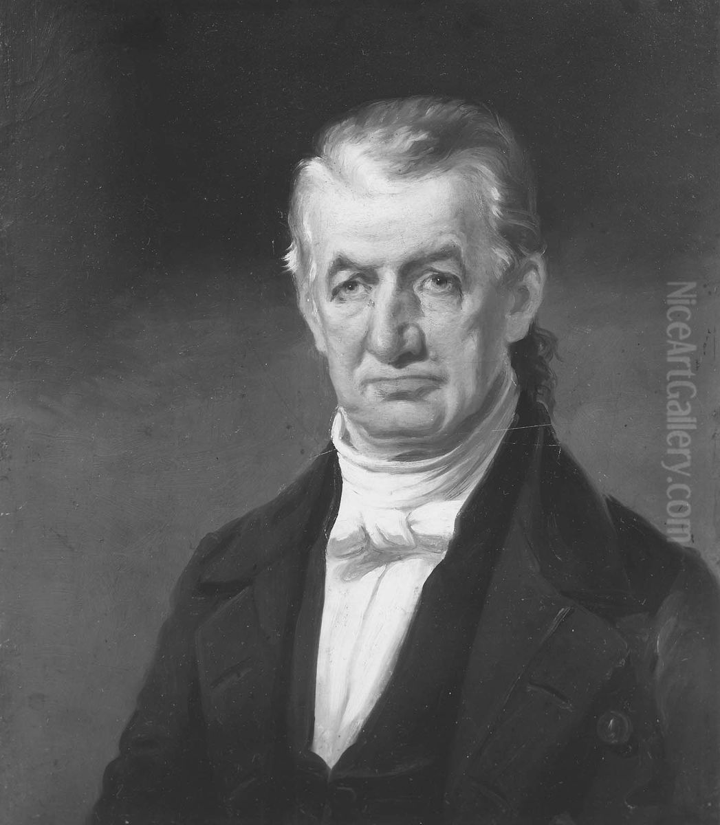 Lyman Beecher Oil Painting by James Henry Beard
