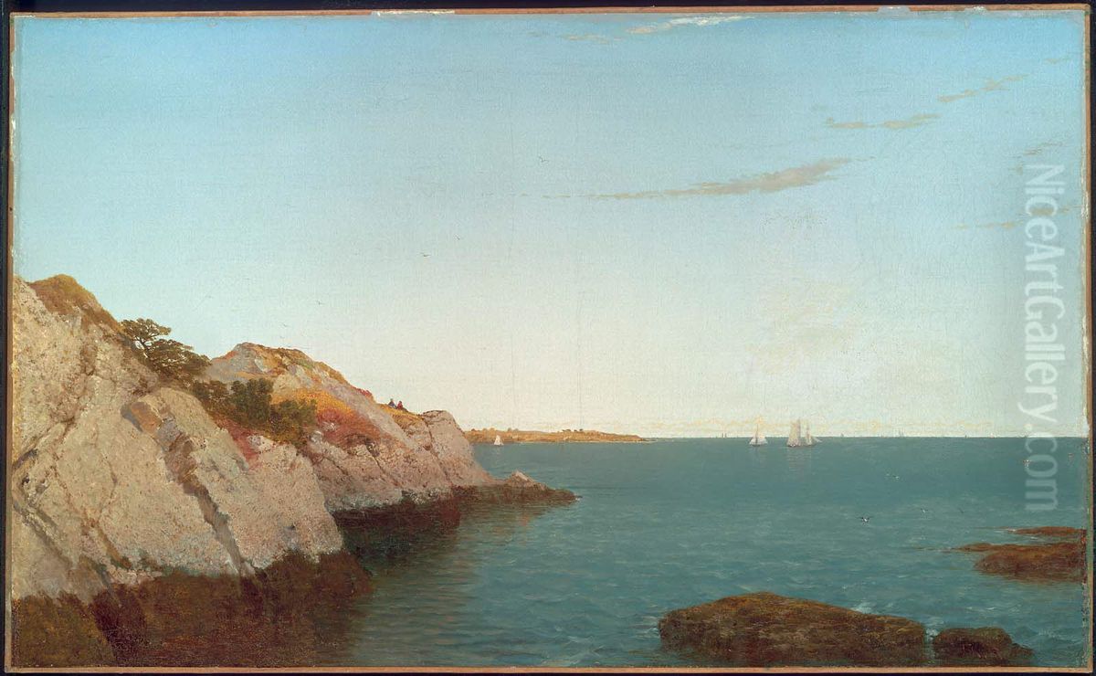 Smith's Point, Beverly, Massachusetts Oil Painting by John Frederick Kensett