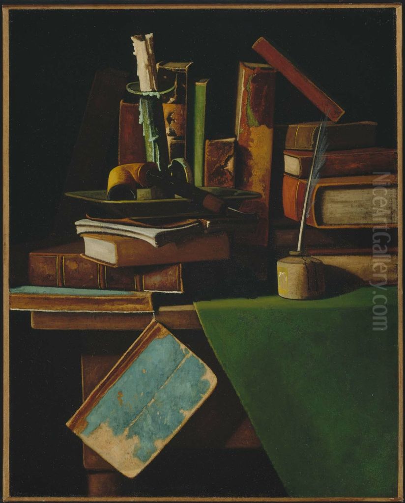 Student's Materials Oil Painting by John F. Peto