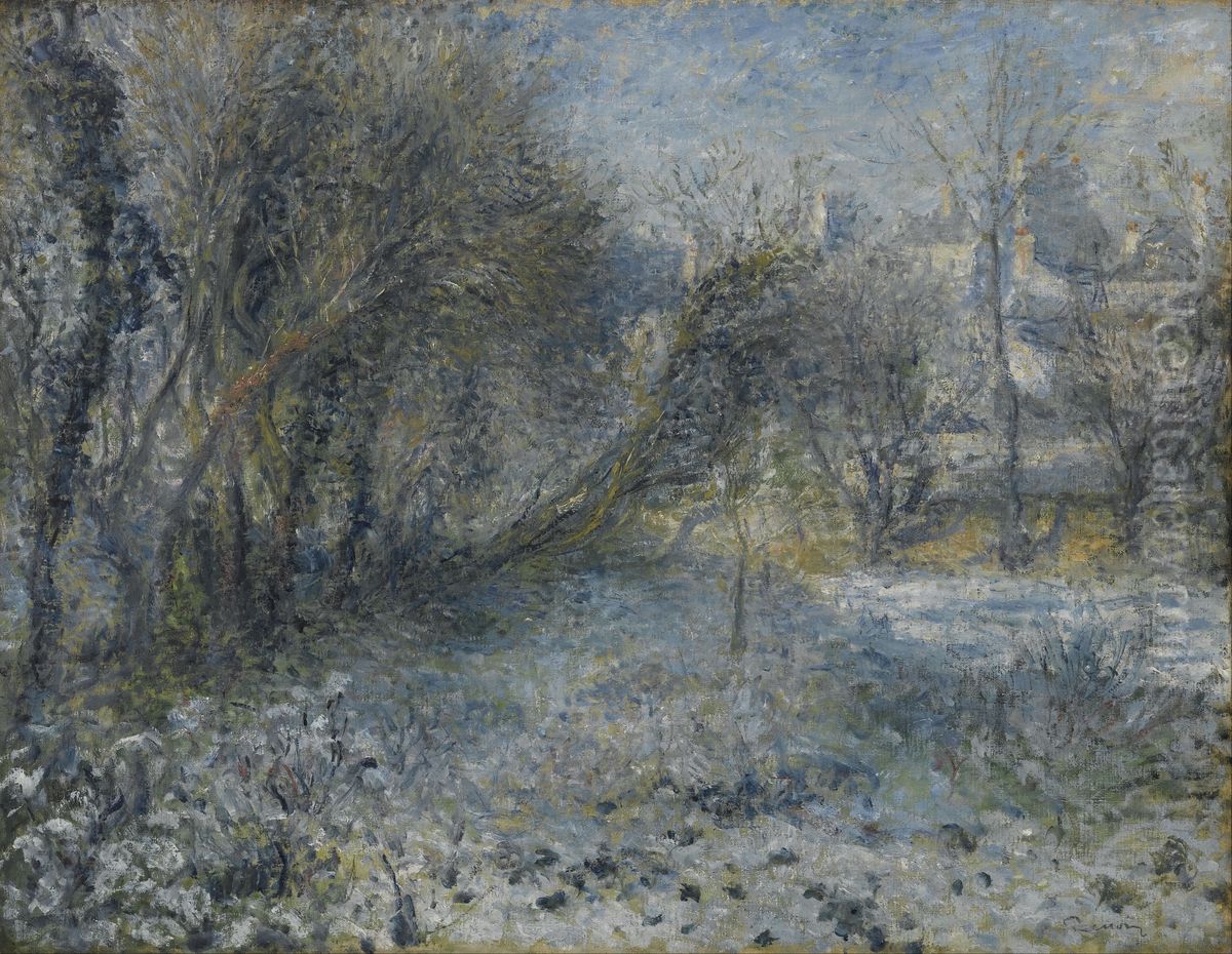 Paysage de neige Oil Painting by Pierre Auguste Renoir