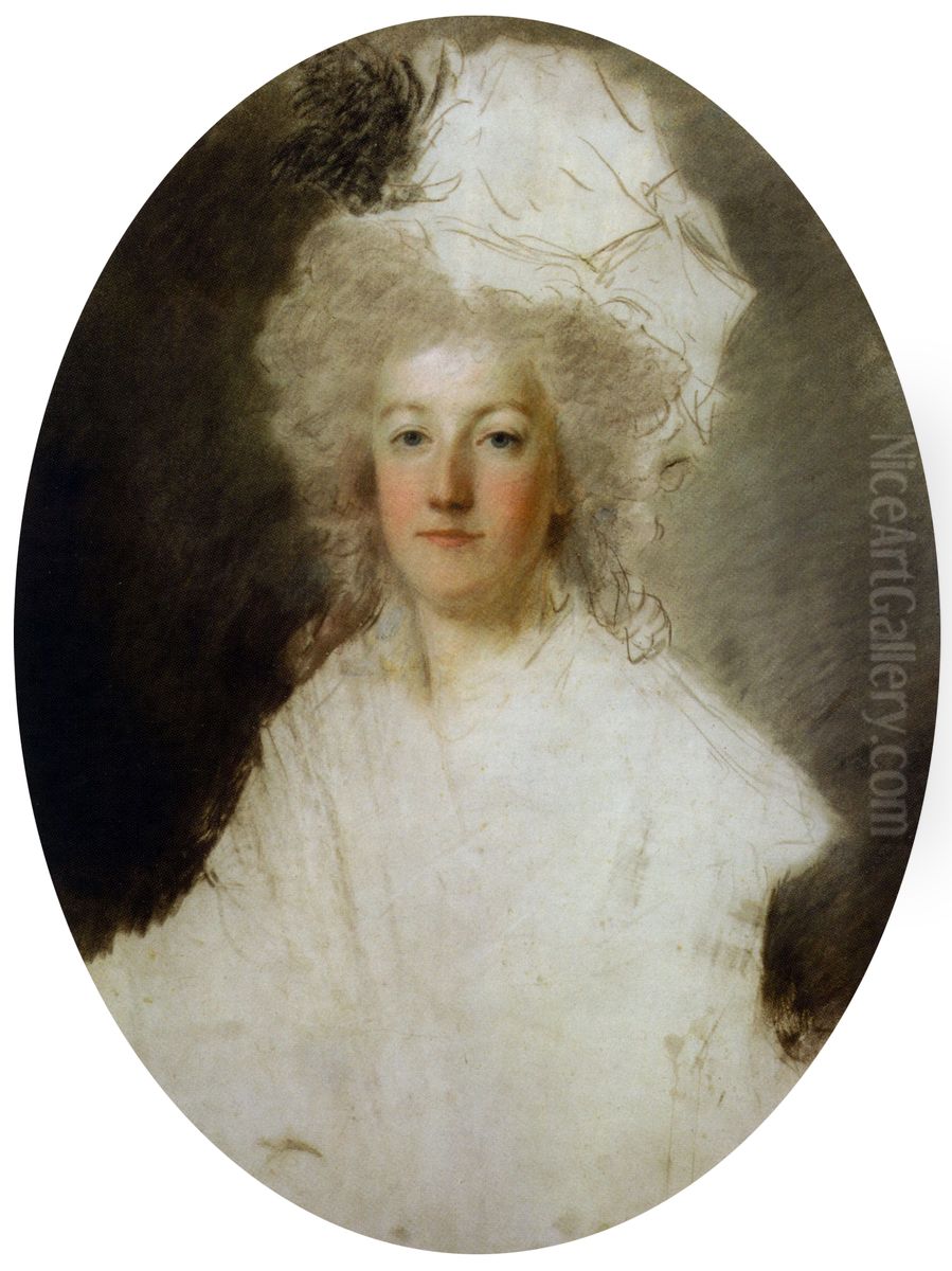 Portrait of Marie Antoinette Oil Painting by Alexander Kucharsky