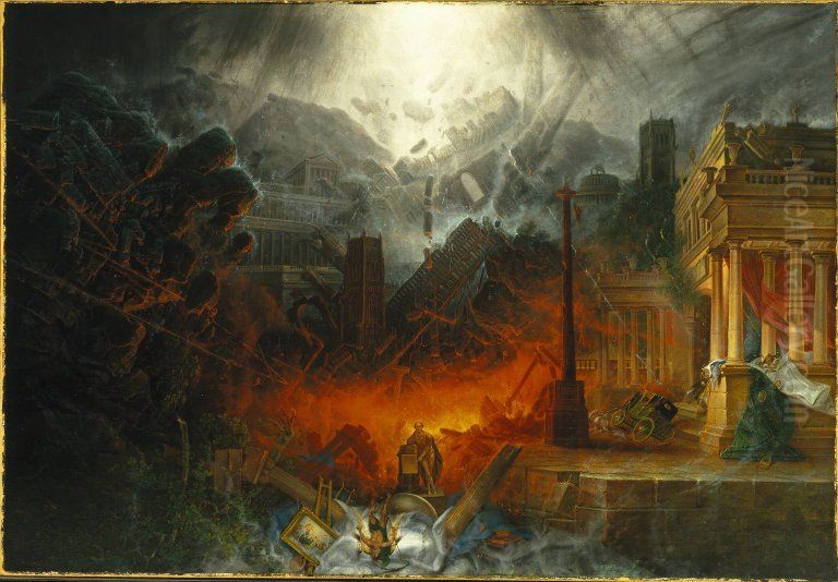 The Edge of Doom Oil Painting by Samuel Colman