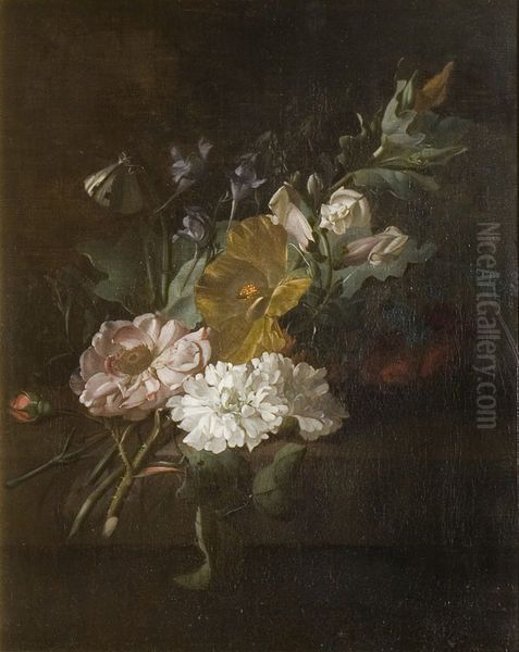 Licensing.cestina|English|francais|makedonski|Nederlands|+/- Oil Painting by Rachel Ruysch