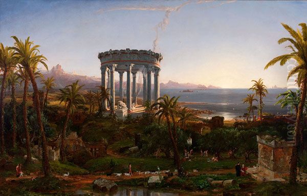 The Spirit of Peace, 1851 Oil Painting by Jasper Francis Cropsey
