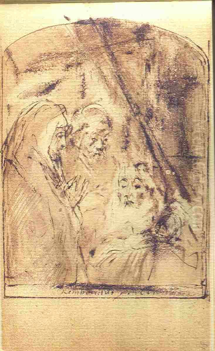 The Presentation in the Temple Oil Painting by Rembrandt