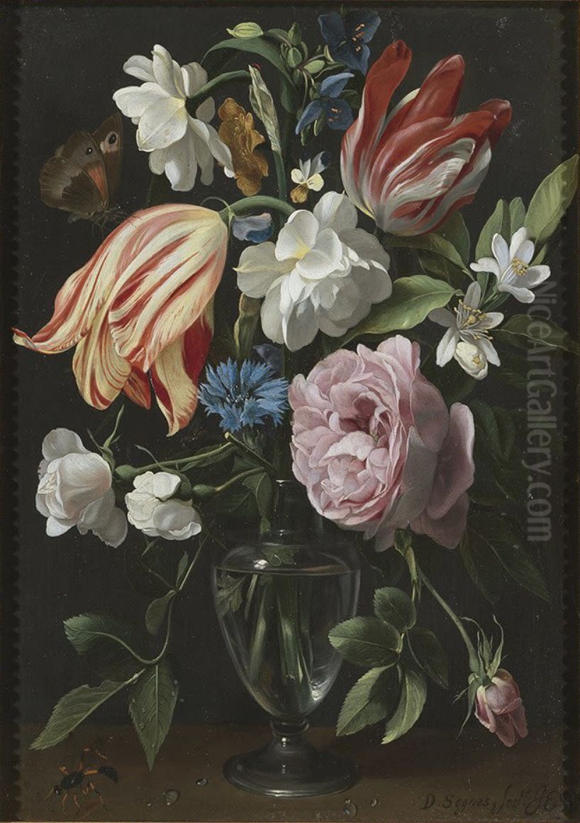Blumenstuck Oil Painting by Daniel Seghers
