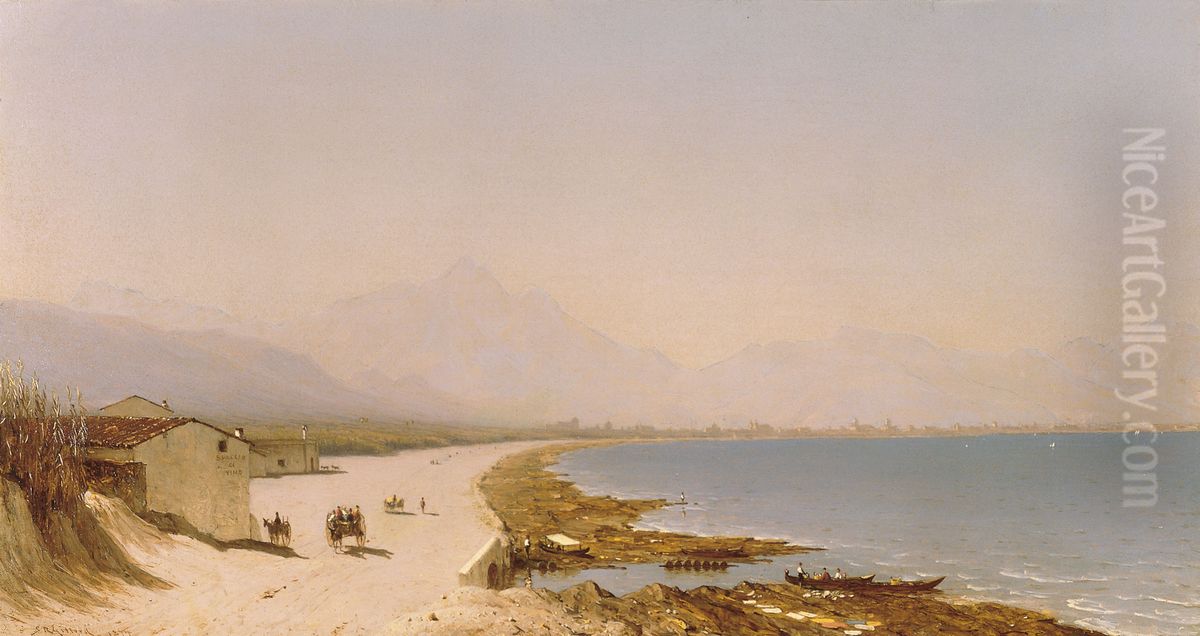 Near Palermo Oil Painting by Sanford Robinson Gifford