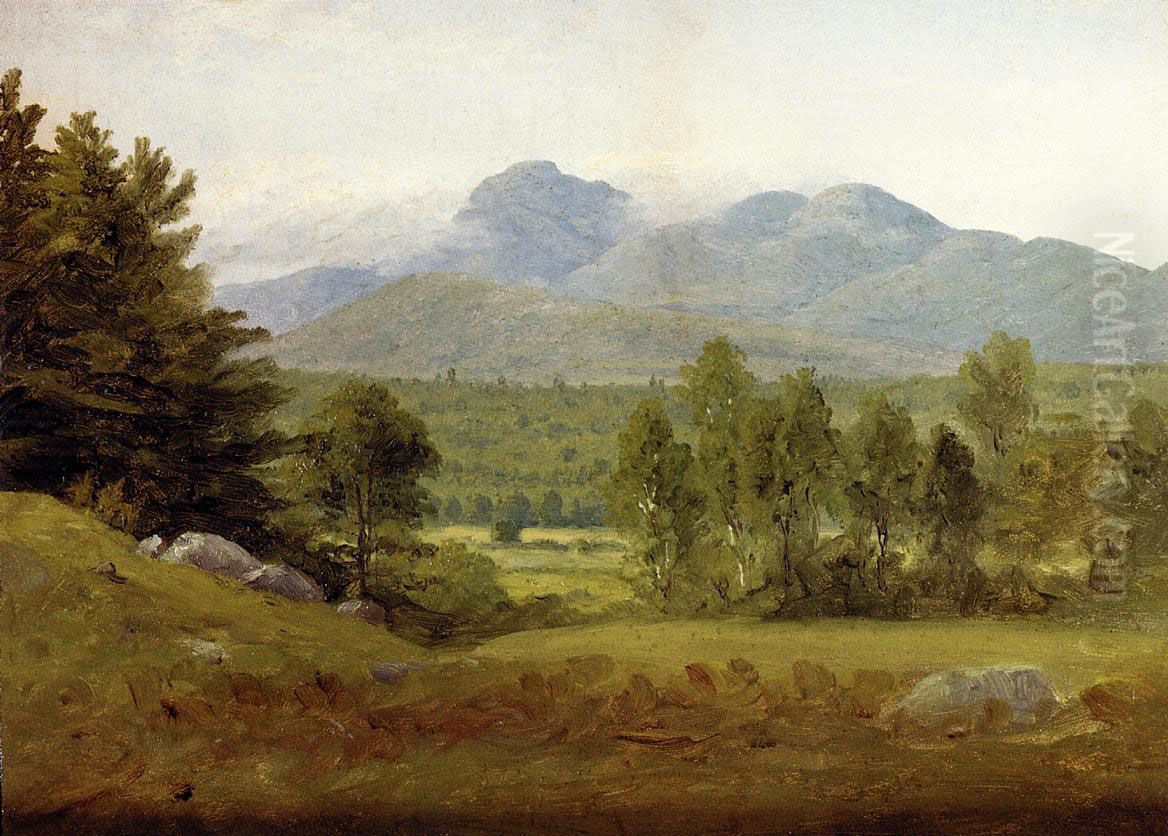 Sketch of Mount Chocorua, New Hampshire Oil Painting by Sanford Robinson Gifford