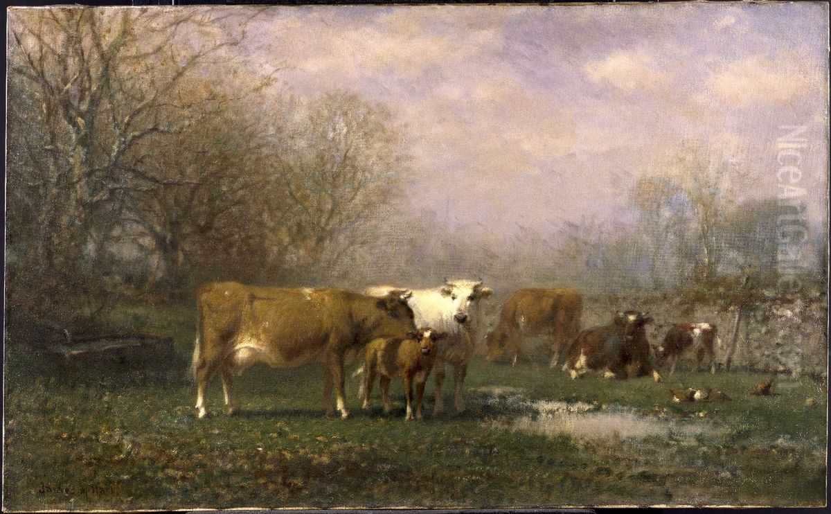 Midsummer Oil Painting by James McDougal Hart