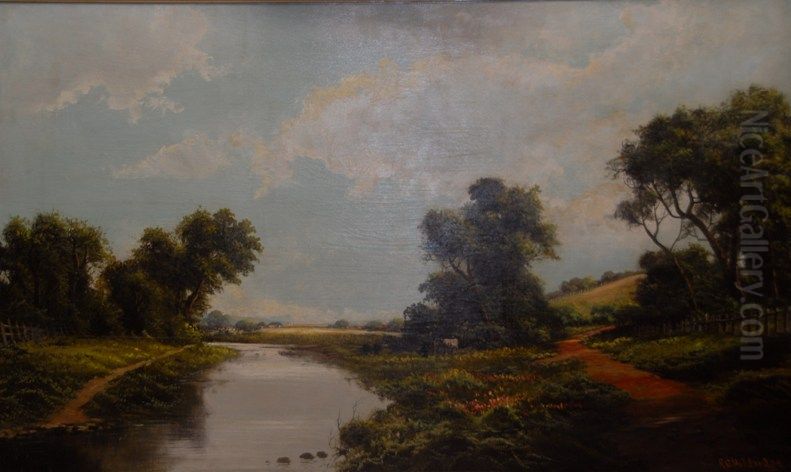 Napa Valley Oil Painting by Ransome Gillett Holdridge