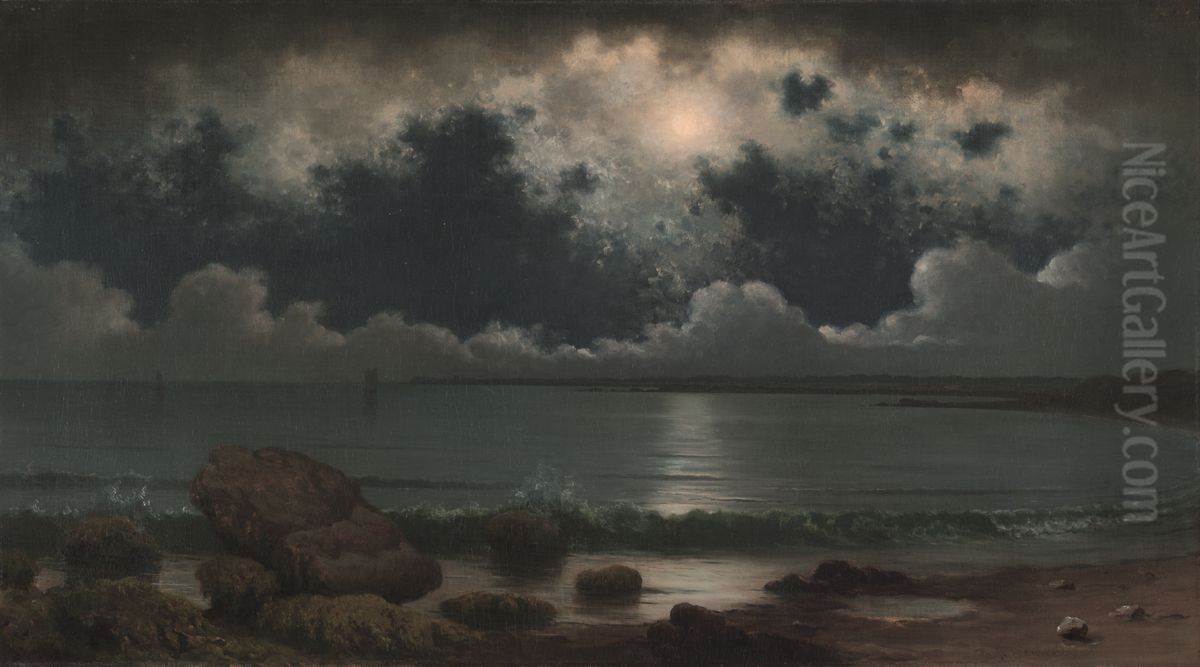 Point Judith, Rhode Island Oil Painting by Martin Johnson Heade