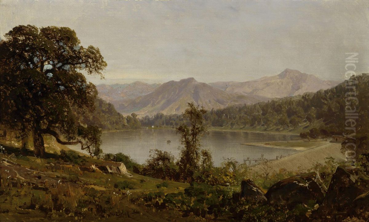 Lake Ralphine Oil Painting by Thomas Hill