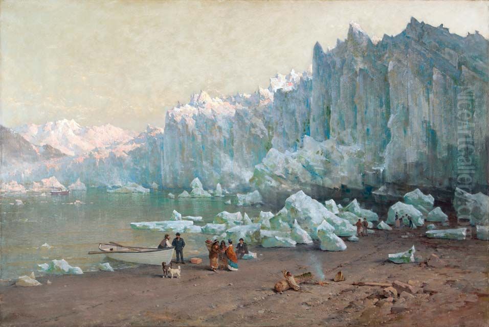 Muir Glacier, Alaska Oil Painting by Thomas Hill