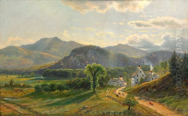 Moat Mountain, Little Attitash, and White Horse Ledge Oil Painting by Edmund Darch Lewis