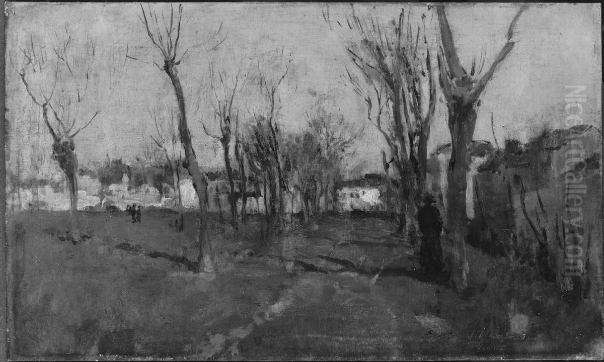 Venice Landscape Oil Painting by John Henry Twachtman