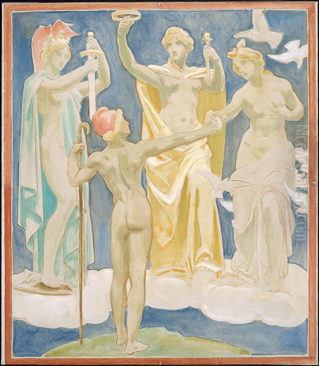 The Judgement of Paris Oil Painting by John Singer Sargent