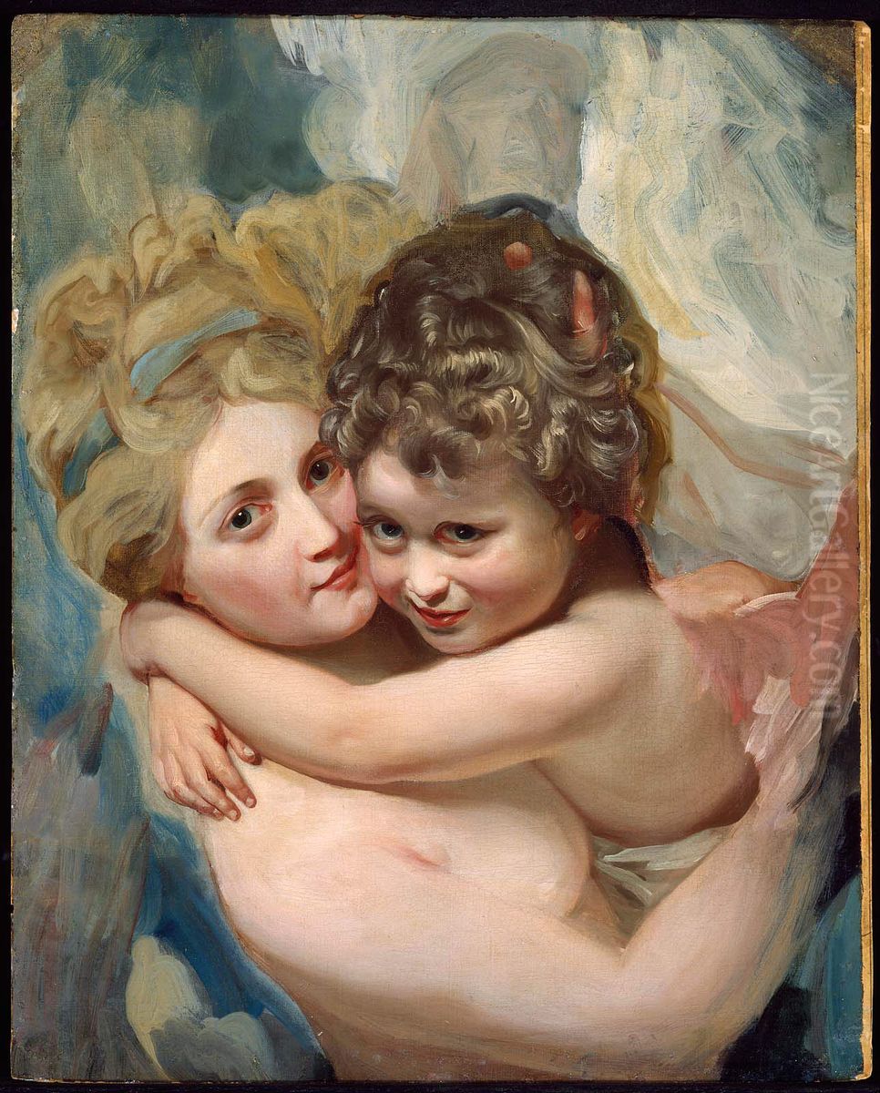 Venus and Cupid Oil Painting by John Singleton Copley