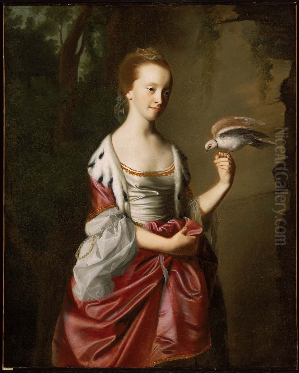 Elizabeth Ross (Mrs. William Tyng) Oil Painting by John Singleton Copley