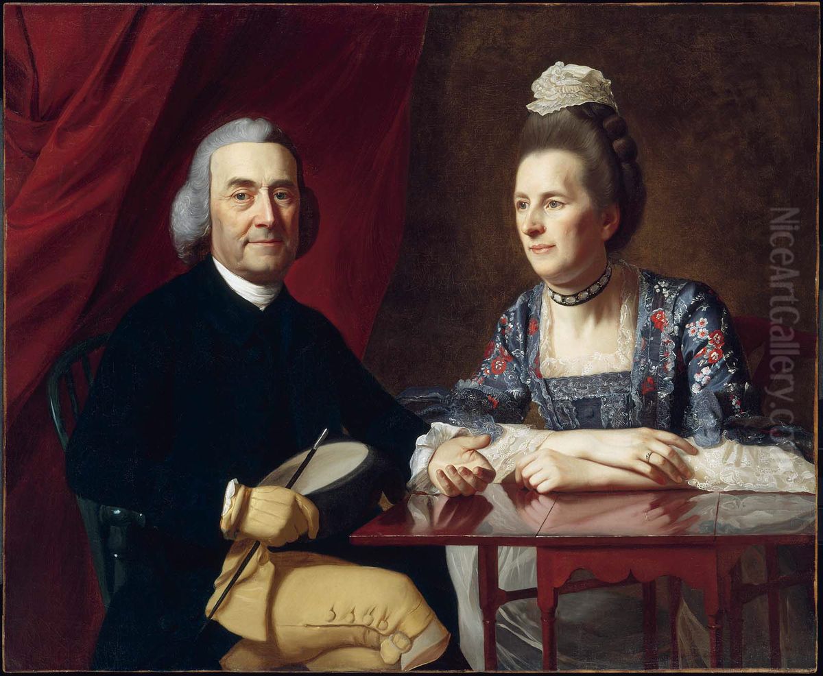 Mr. and Mrs. Isaac Winslow (Jemima Debuke) Oil Painting by John Singleton Copley