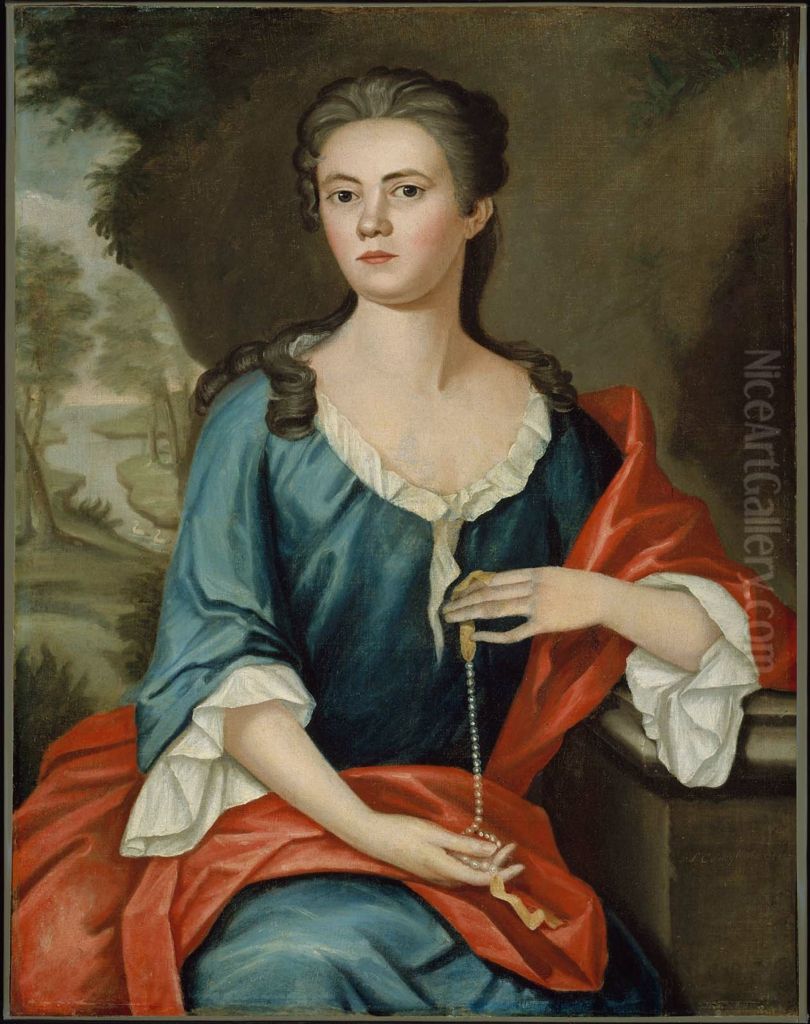 Mrs. Joseph Mann (Bethia Torrey) Oil Painting by John Singleton Copley