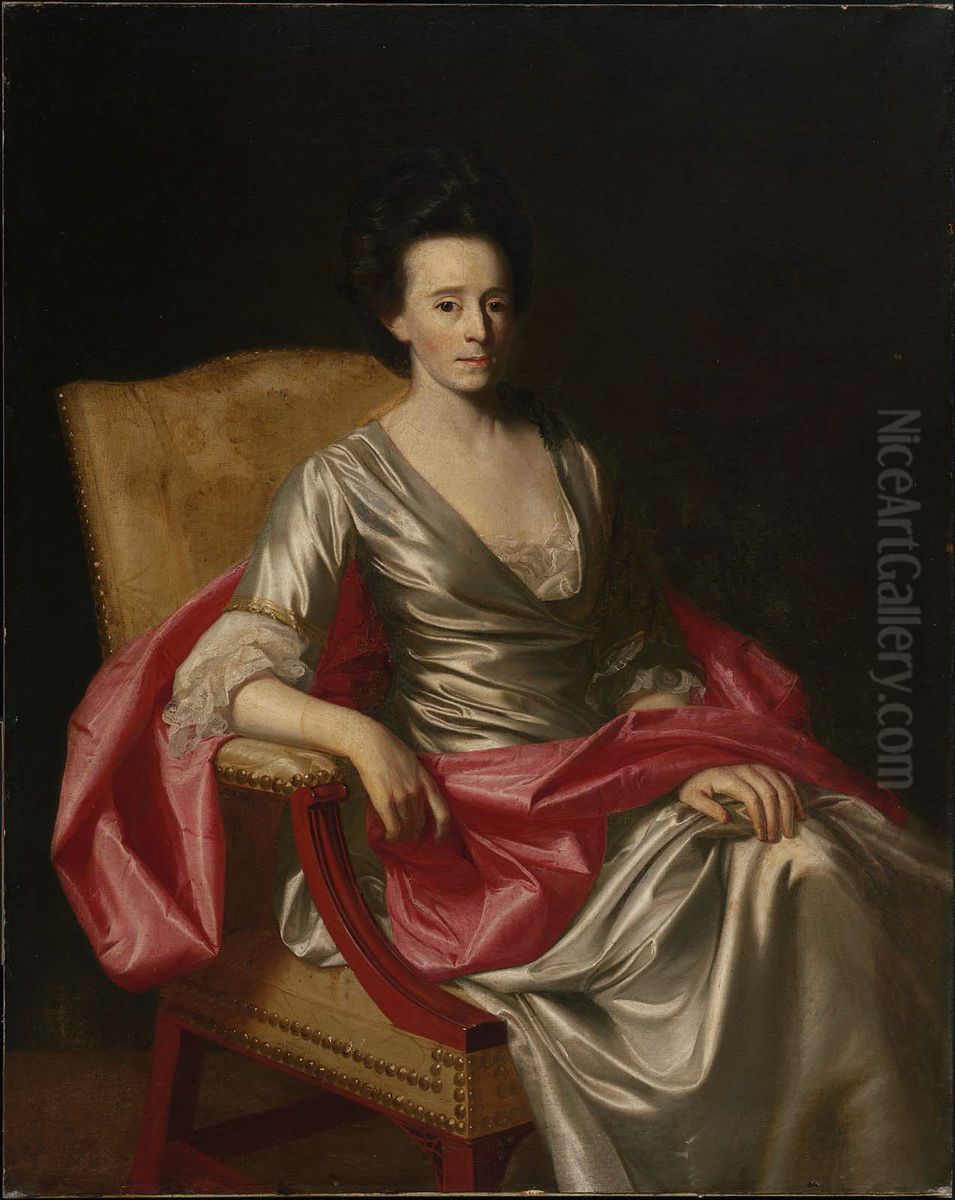 Mrs. Timothy Rogers (Lucy Boylston) Oil Painting by John Singleton Copley