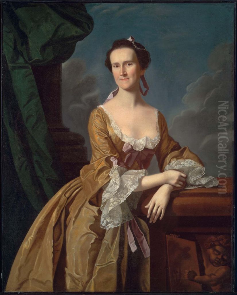 Mrs. John Amory (Katherine Greene) Oil Painting by John Singleton Copley