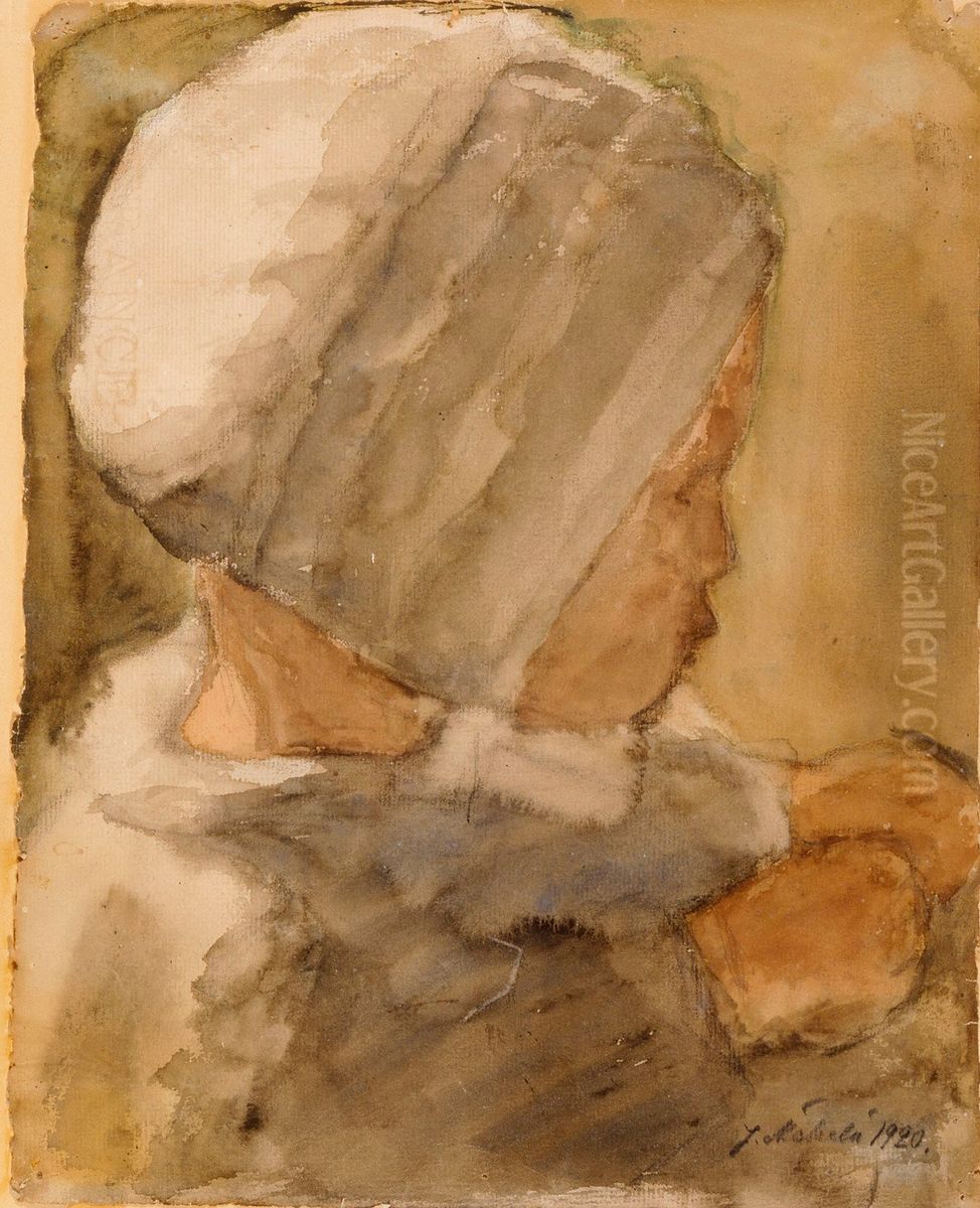 Lapsi Oil Painting by Juho Makela