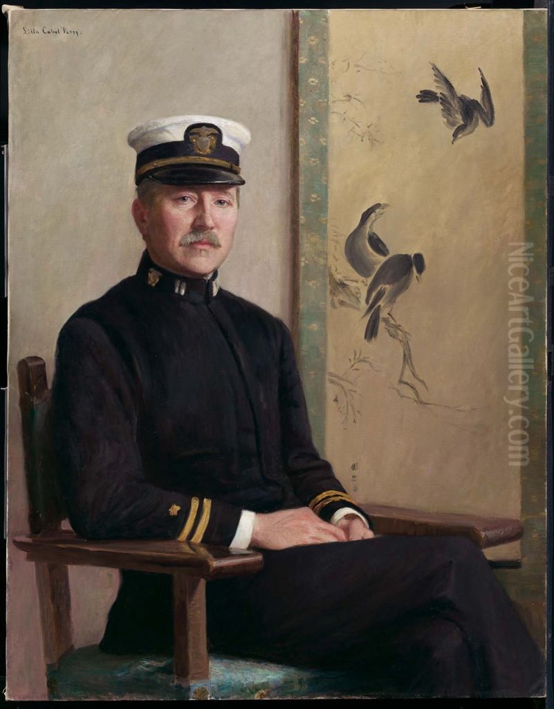 Godfrey Lowell Cabot Oil Painting by Lilla Calbot Perry