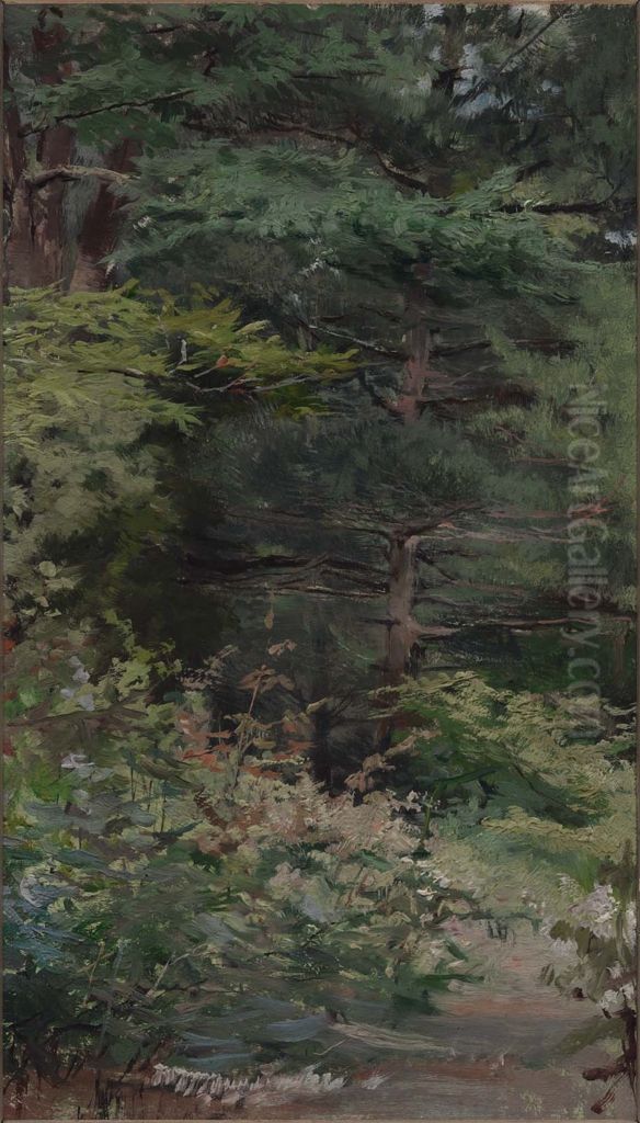 In Ashdown Forest, Sussex Oil Painting by Sarah Paxton Ball Dodson