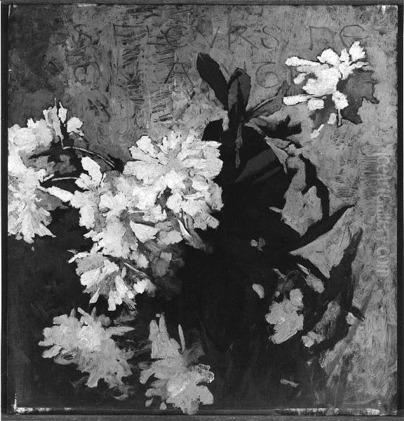 Rhododendrons Oil Painting by Sarah W. Whitman