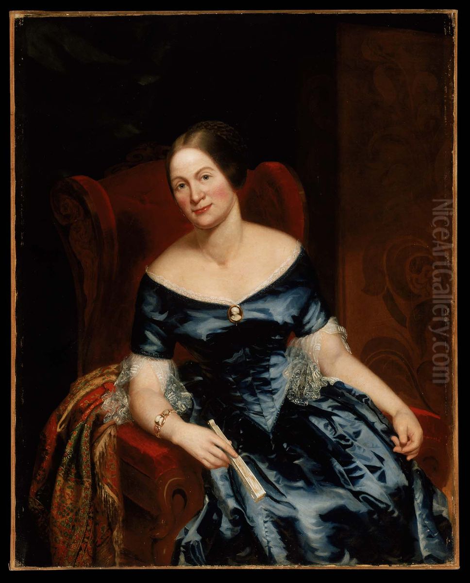 Cornelia M. Walter (Mrs. William B. Richards) Oil Painting by Thomas Ball