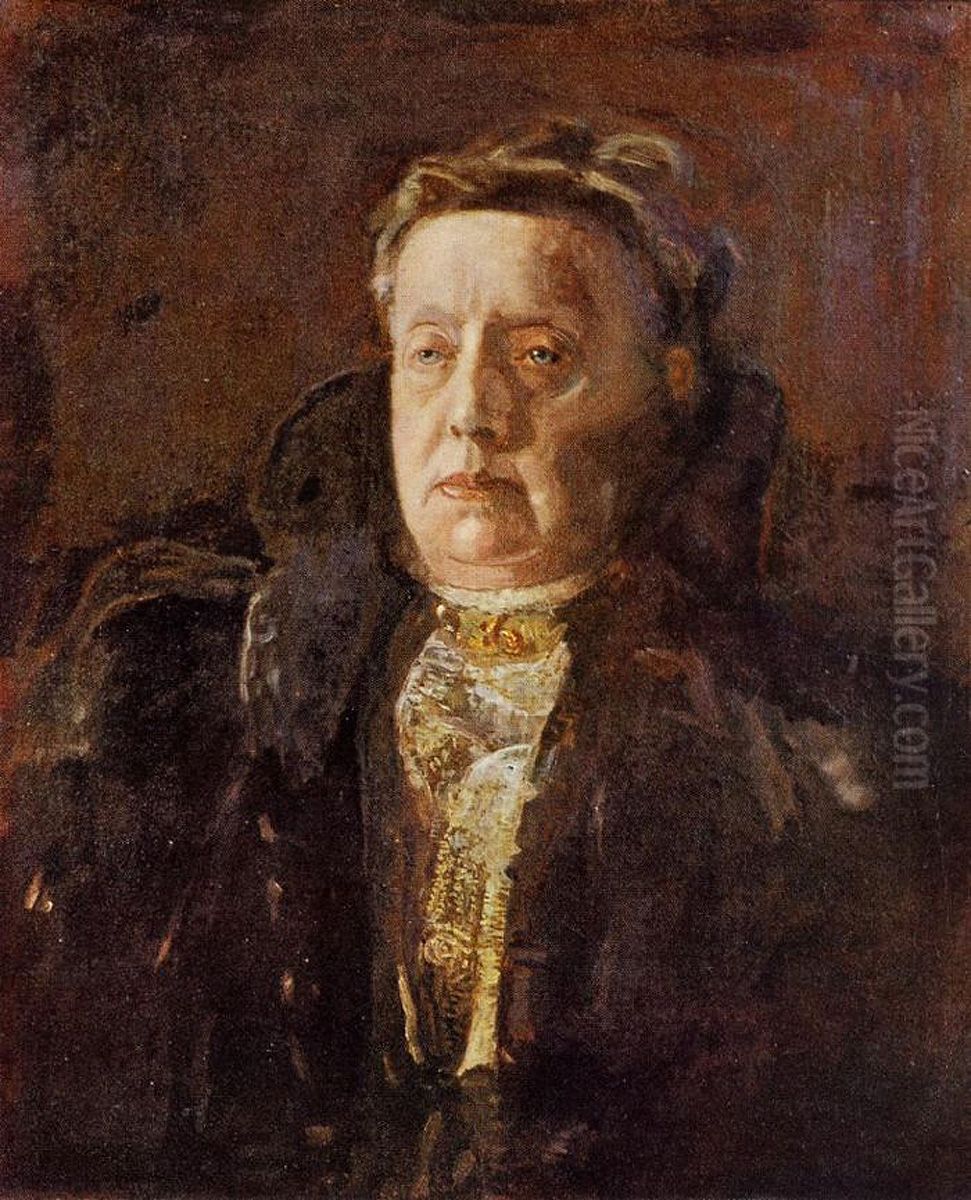 Mrs. Gilbert Perker 1910.jpg Oil Painting by Thomas Cowperthwait Eakins