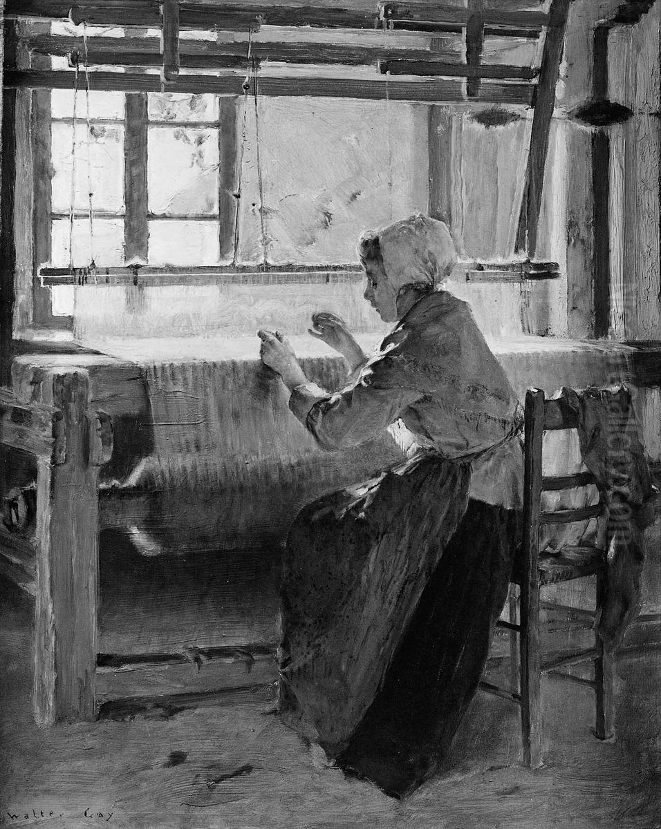 The Broken Thread Oil Painting by Walter Gay