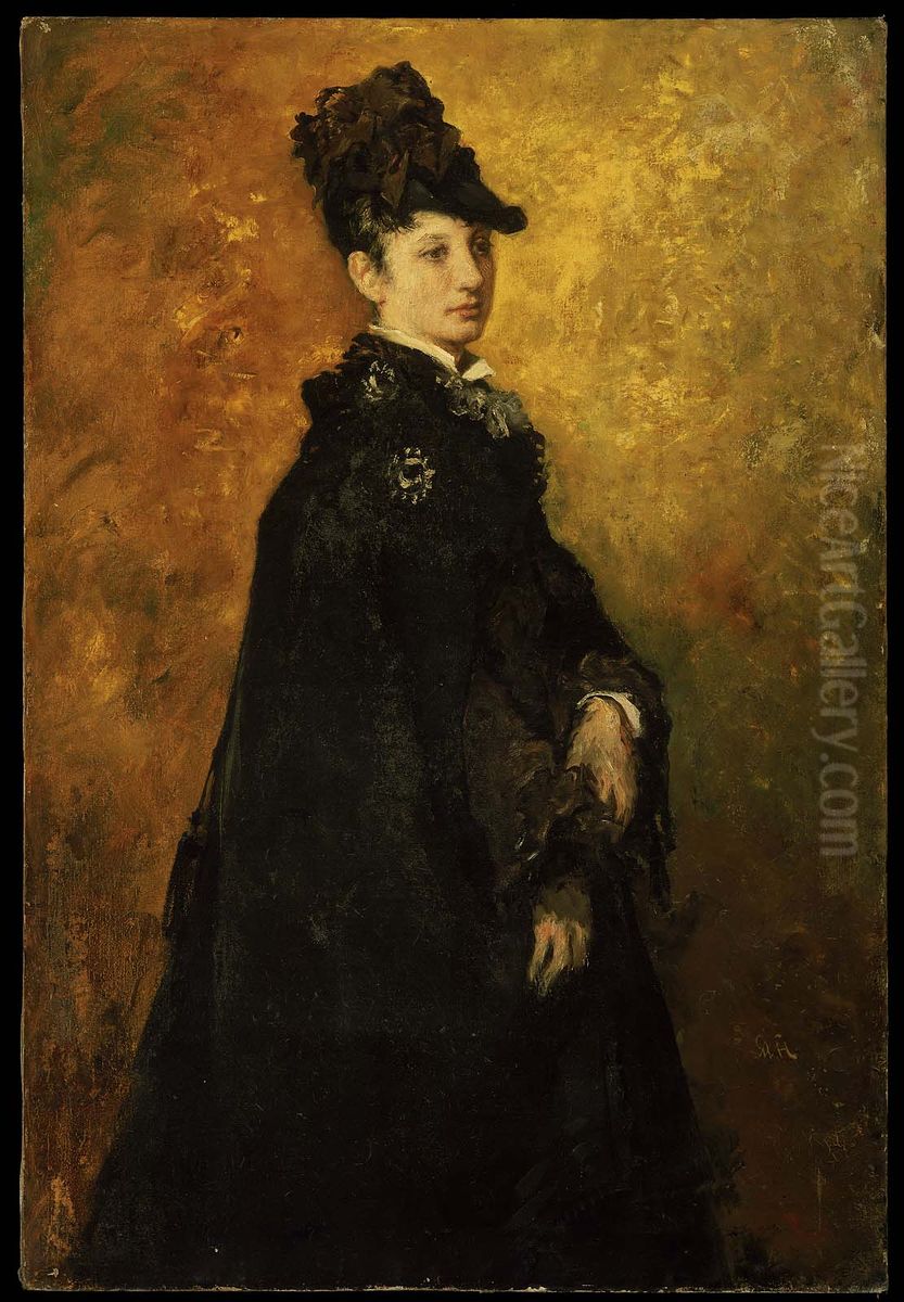 Portrait of a Lady Oil Painting by William Morris Hunt