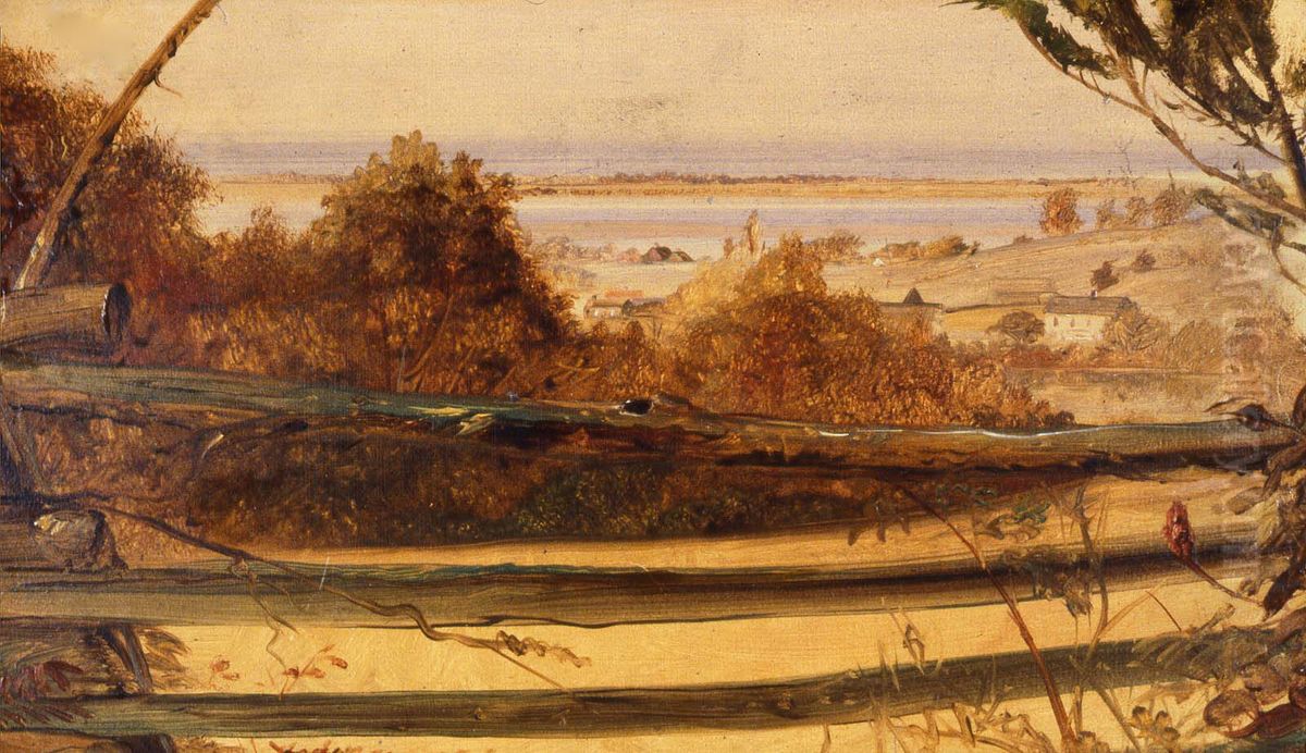 The Fence on the Hill Oil Painting by William Sidney Mount