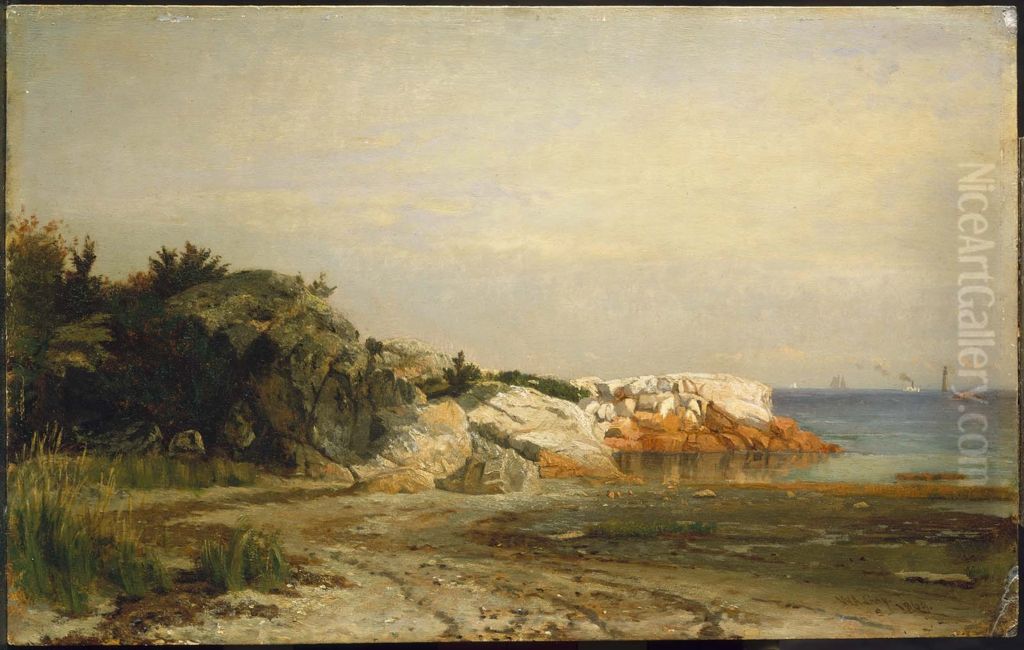 Rocks at Cohasset Oil Painting by Winckworth Allan Gay