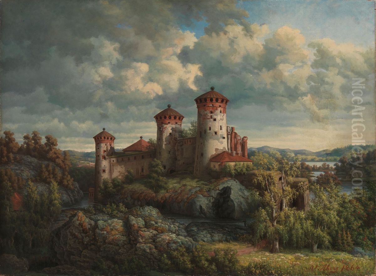 Nakoala Olavinlinnaan Oil Painting by Victoria Aberg