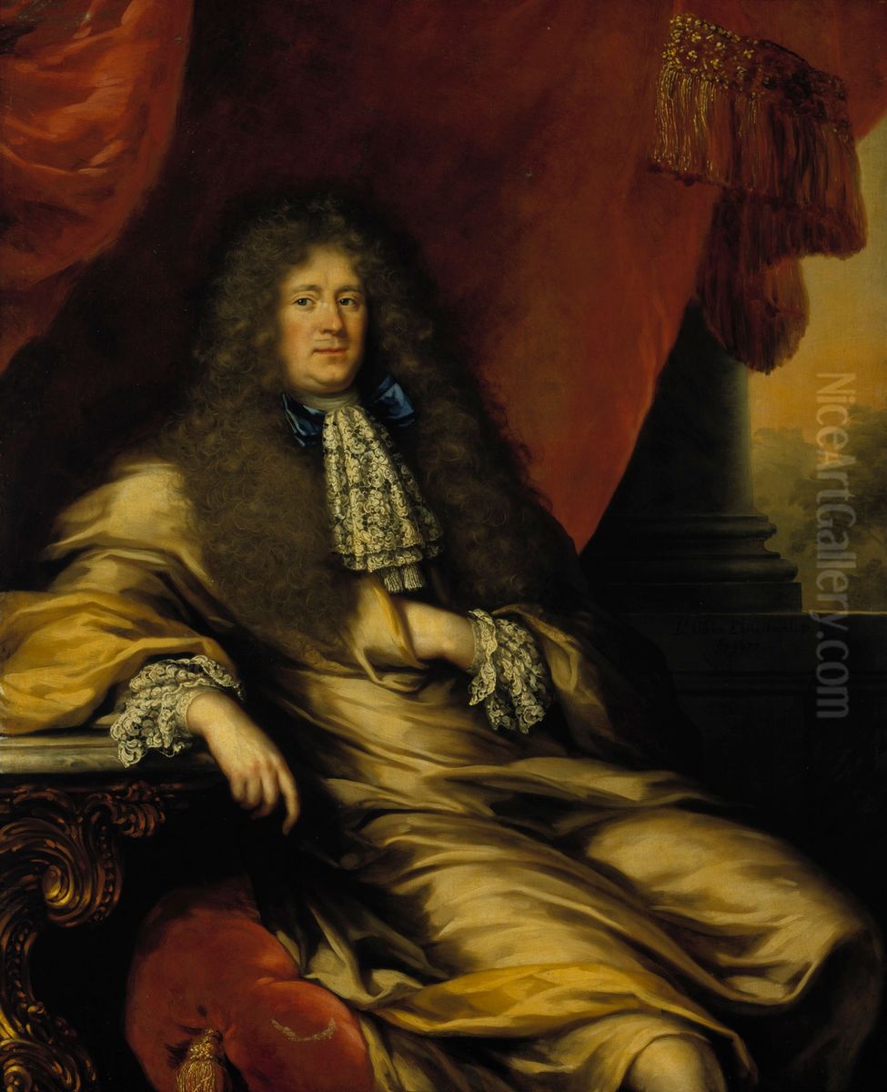 Count Johan Gabriel Stenbock Oil Painting by David Klocker Ehrenstrahl