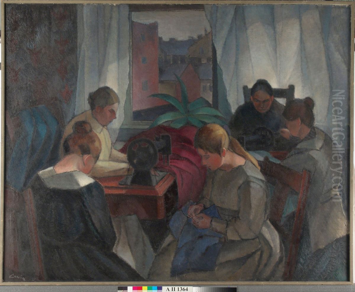 Sommerskor Oil Painting by Alvar Cawen