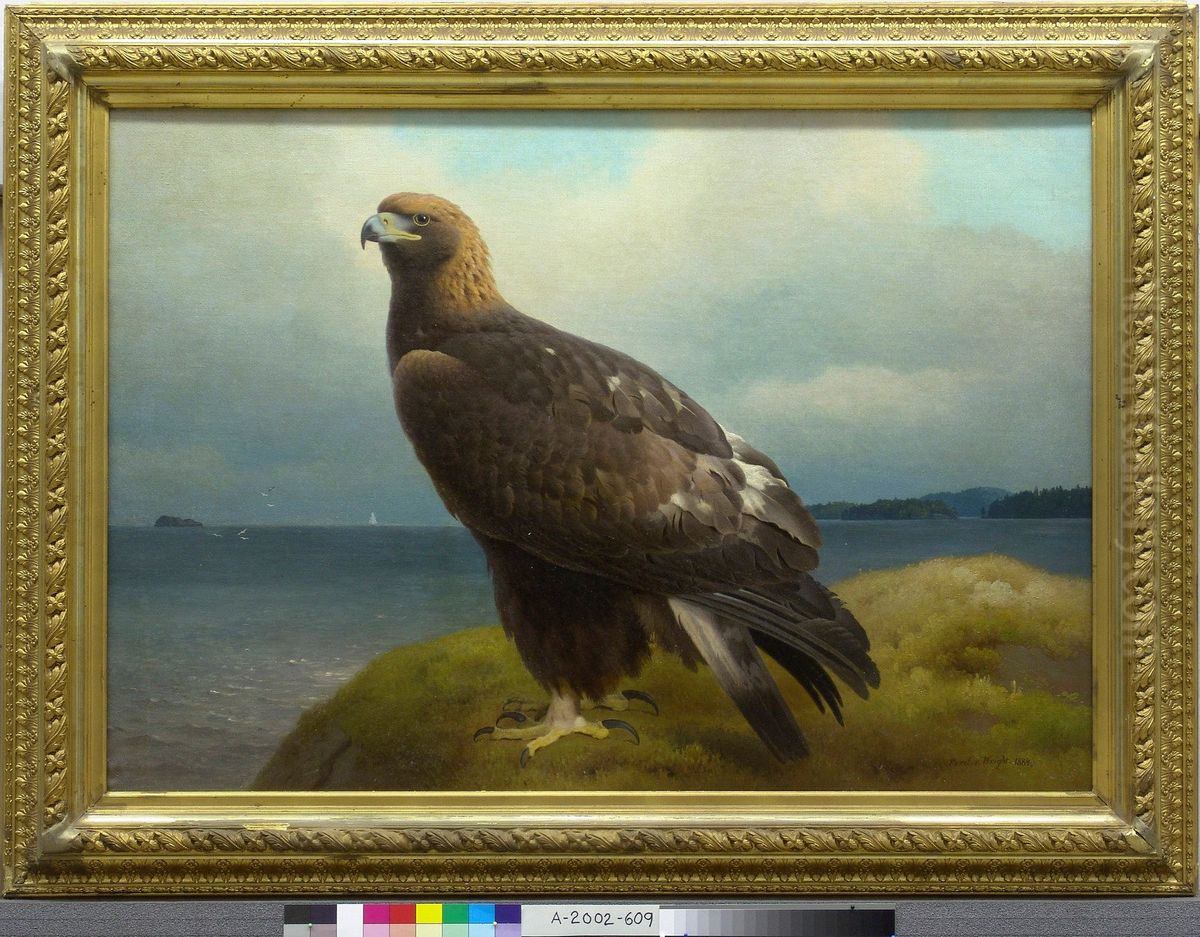 Golden Eagle Oil Painting by Ferdinand von Wright