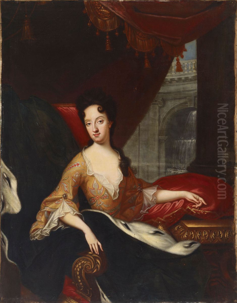 Drottning Ulrika Eleonora dy (1688-1741) Oil Painting by David von Krafft
