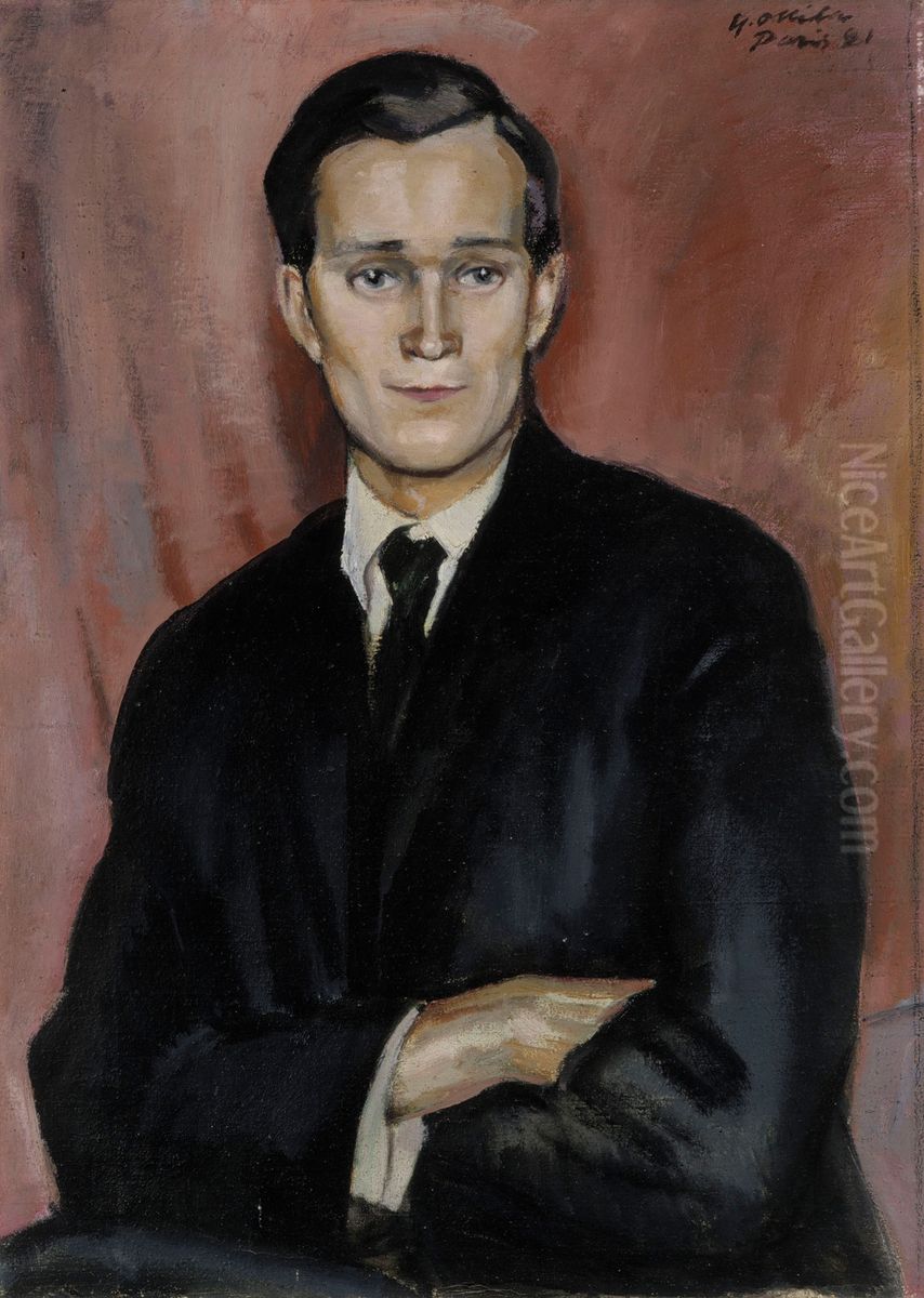 Urmakaren ; Guldsmed Oil Painting by Yrjo Ollila