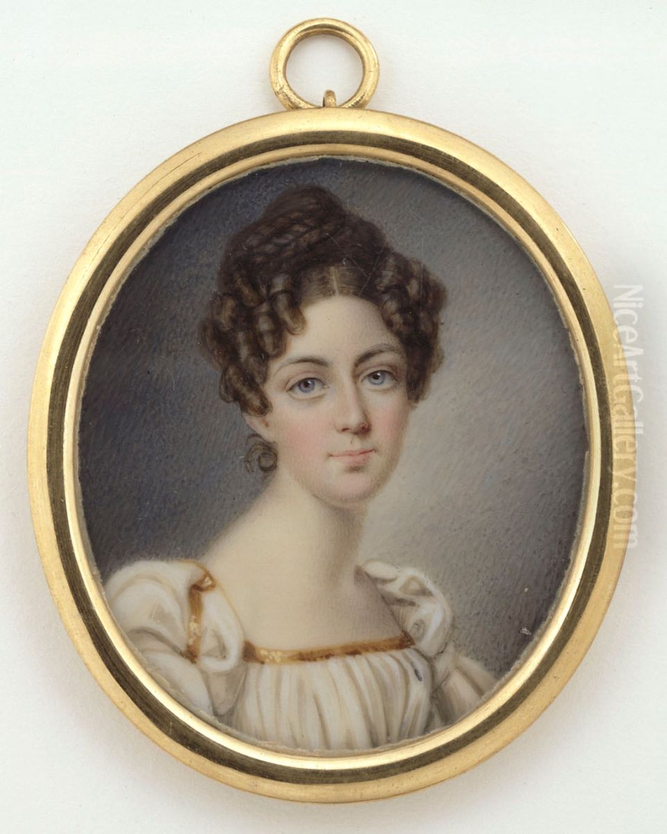 Josefina, Crownprinsess of Sveden Oil Painting by Elise Arnberg