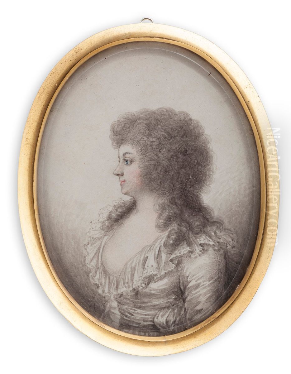 Hedvig Eleonora von Fersen Oil Painting by Fredrik Filip Klingspor