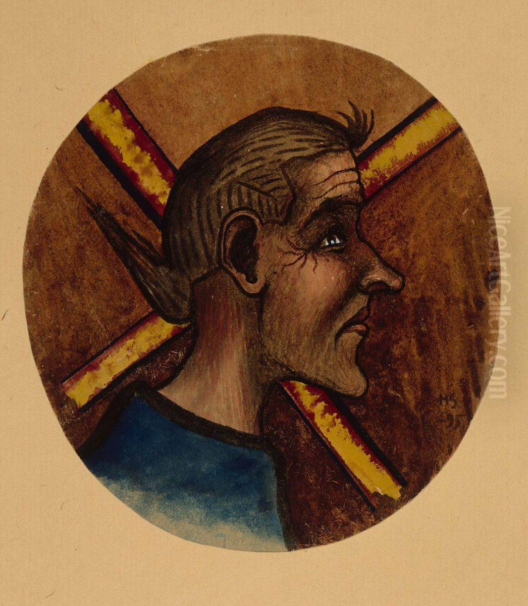 Hulluus Oil Painting by Hugo Simberg