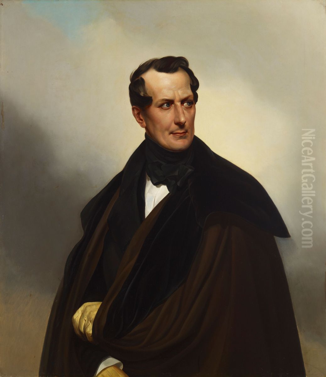 Vladimir Alexeevich Musin-Pushkin Oil Painting by Karl Bryullov