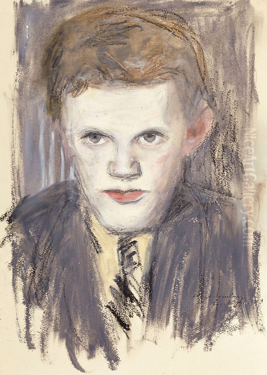 Poika Oil Painting by Hugo Simberg