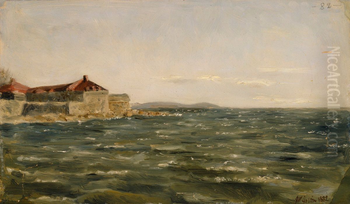 Langorn Oil Painting by Akseli Valdemar Gallen-Kallela