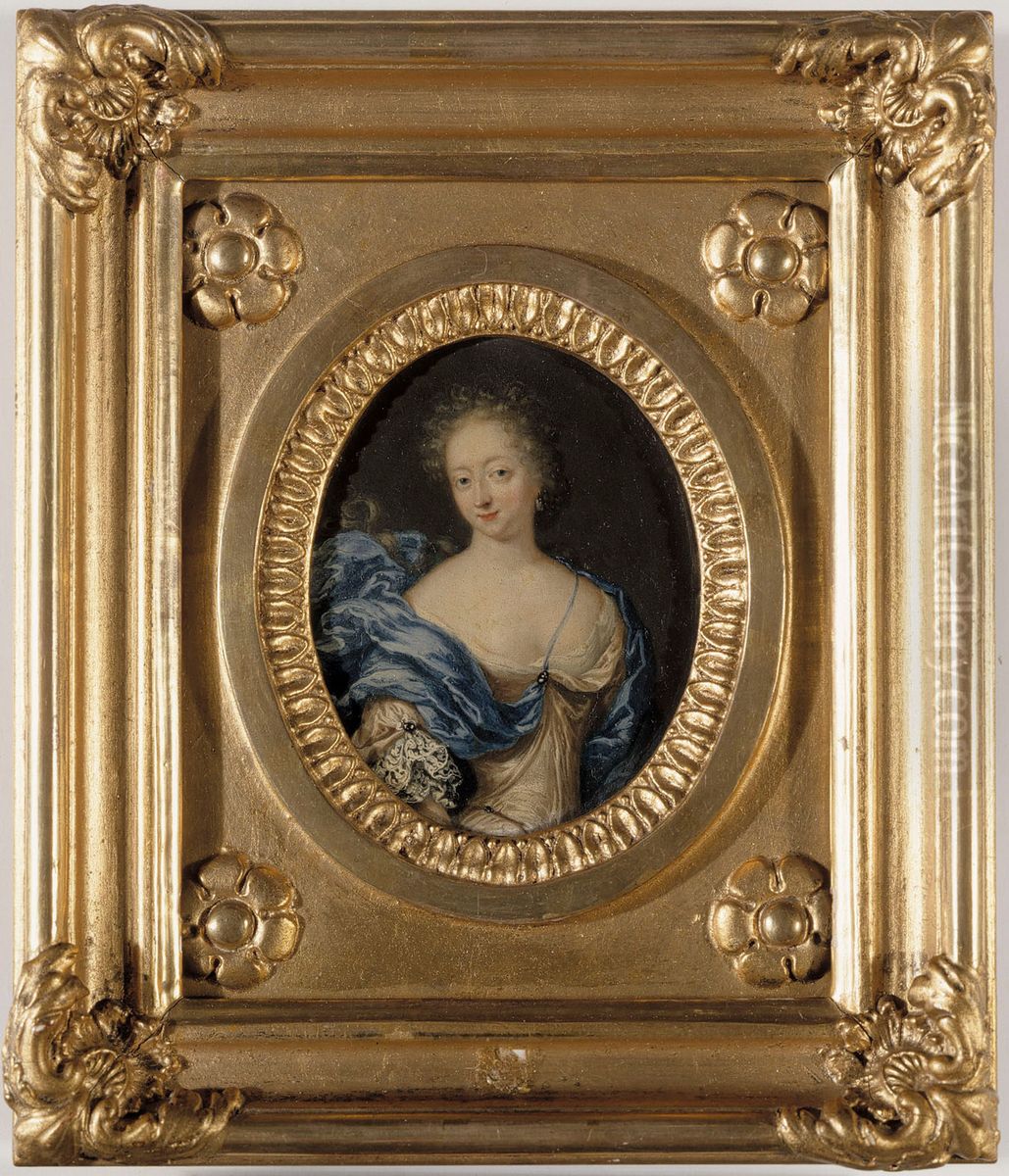 Drottning Hedvig Eleonora Oil Painting by Andreas von Behn